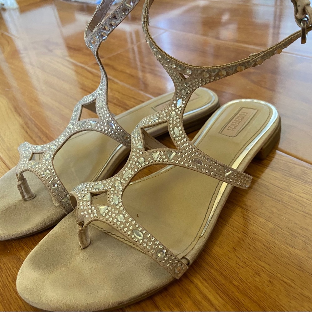Rhinestone Gladiator Sandals